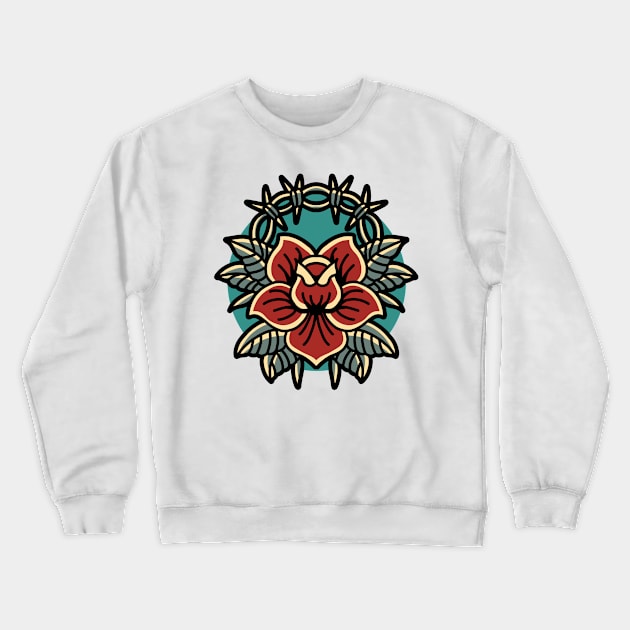 rose Crewneck Sweatshirt by donipacoceng